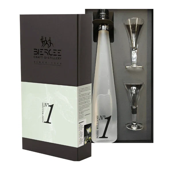 POIRE WILLIAMS BIERCEE + 2 VERRES