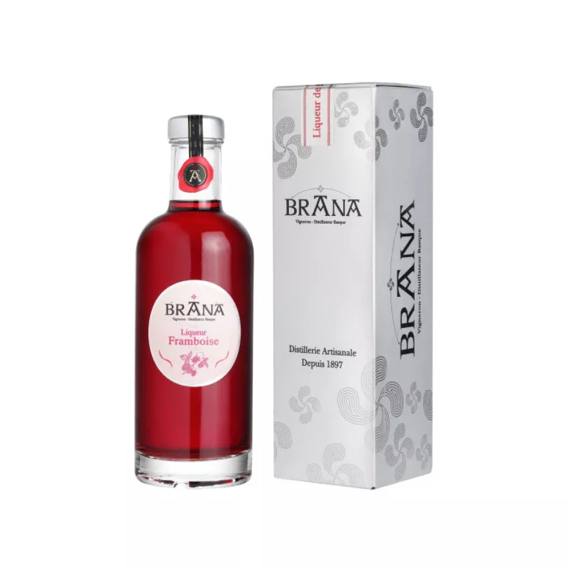 [300412] LIQUEUR DE FRAMBOISE 20° BRANA 0,25L