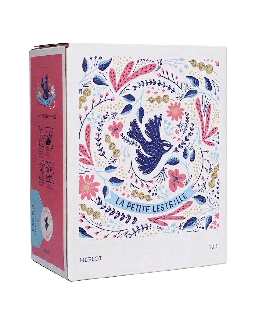 [100118] BORDEAUX ROUGE CHATEAU LESTRILLE CUBI 10L