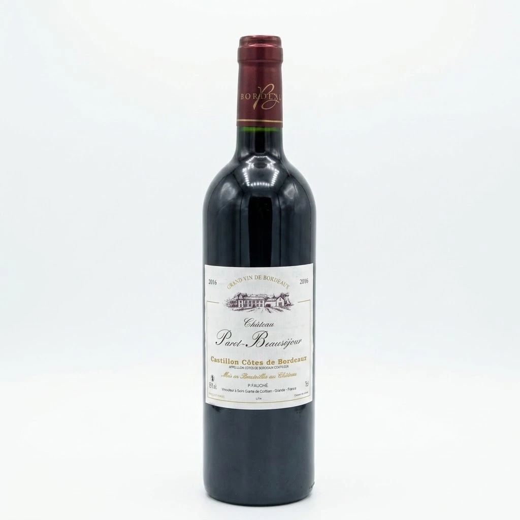 CASTILLON COTES DE BORDEAUX CHATEAU PARET BEAUSEJOUR