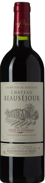 CASTILLON COTES DE BORDEAUX CHATEAU PARET BEAUSEJOUR