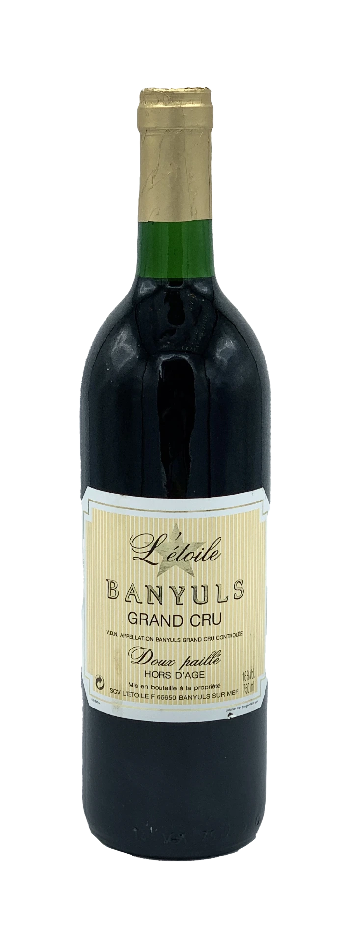 BANYULS GRAND CRU DOUX PAILLE