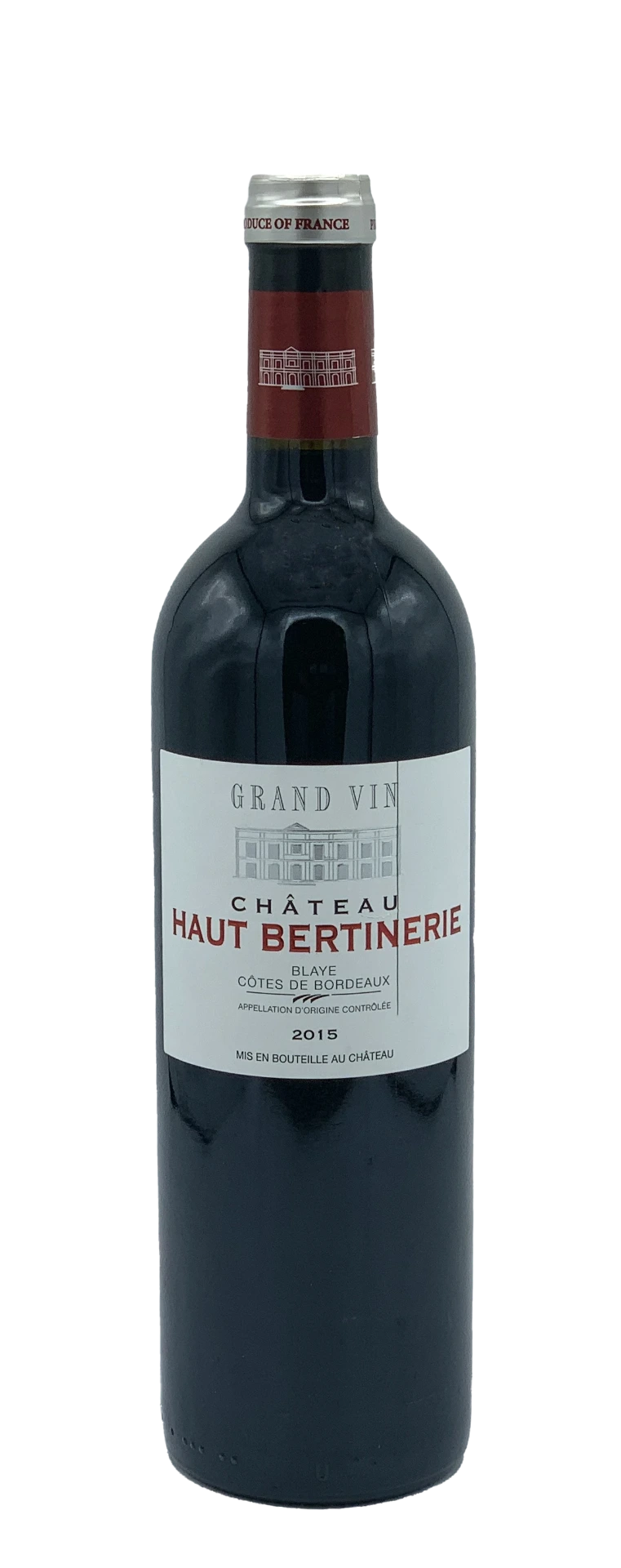 BLAYE COTES DE BORDEAUX CHATEAU BERTINERIE "CHATEAU HAUT BERTINERIE"